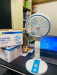 Rechargeable portable folding table fan